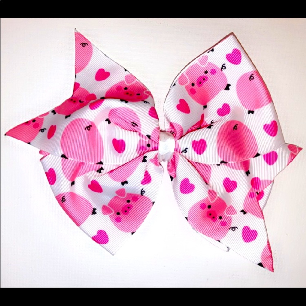 Large Pig Bow ✨FREE SHIPPING ON 5+ BOWS✨
